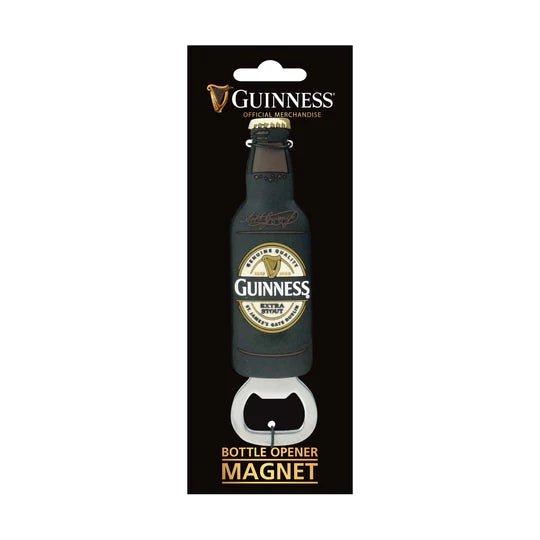 Guinness Bottle Shape Bottle Opener Magnet - The Celtic Gift Store - Barware