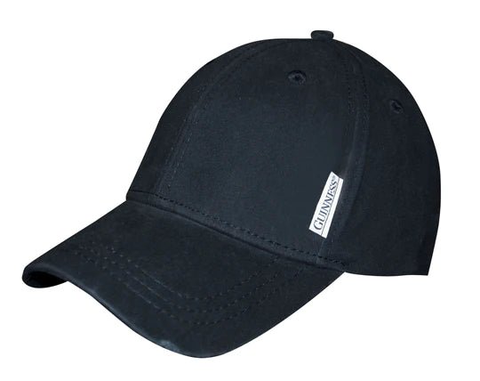 Guinness Classic Black Rear Logo Baseball Cap - The Celtic Gift Store - Hats