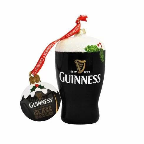 Guinness Glass Christmas Decoration - Pint - The Celtic Gift Store - Drinkware