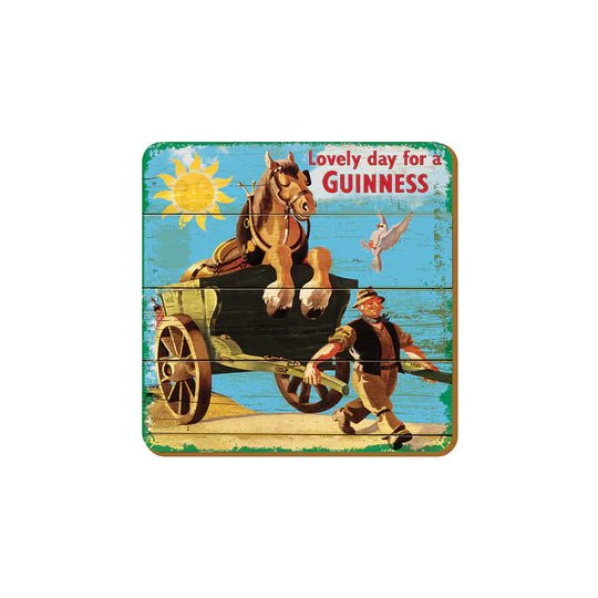 Guinness Horse & Cart Coaster - The Celtic Gift Store - Barware