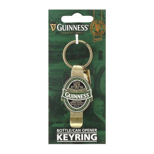 Guinness Ireland Collection Bottle and Can Opener Keyring - The Celtic Gift Store - Keychains