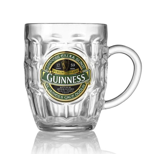 Guinness Ireland Collection Tankard - Dimpled - The Celtic Gift Store - Drinkware