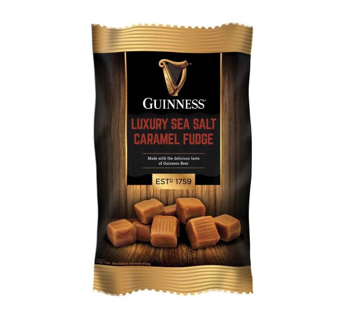 Guinness Luxury Sea Salt Caramel Fudge - The Celtic Gift Store - Food