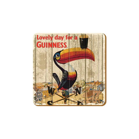 Guinness Nostalgia Coaster - Toucan Weathervane - The Celtic Gift Store - Barware