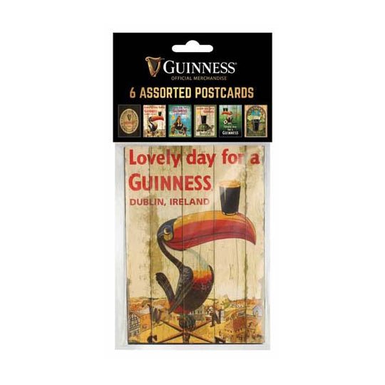 Guinness Postcard 6 pk - The Celtic Gift Store - Gift