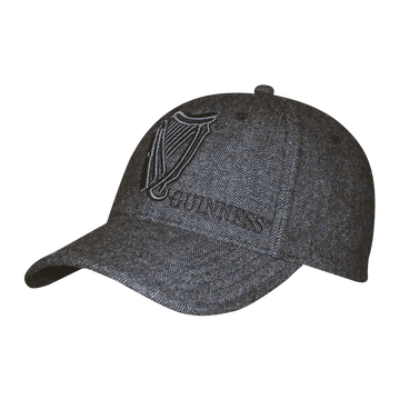Guinness Tweed Vintage Harp Baseball Cap - The Celtic Gift Store - Hats