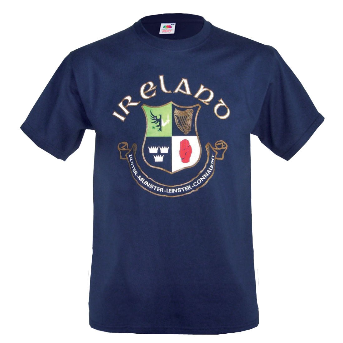 Maglietta Irlandese Uomo Celtic Knot - Nodo Celtico Blu Scuro - Cotone 100% Relaxed Fit - Taglia XL