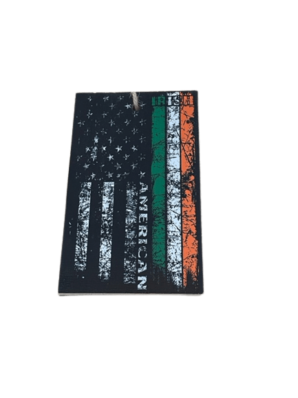 Irish American Flag Ornament - The Celtic Gift Store - Clothing
