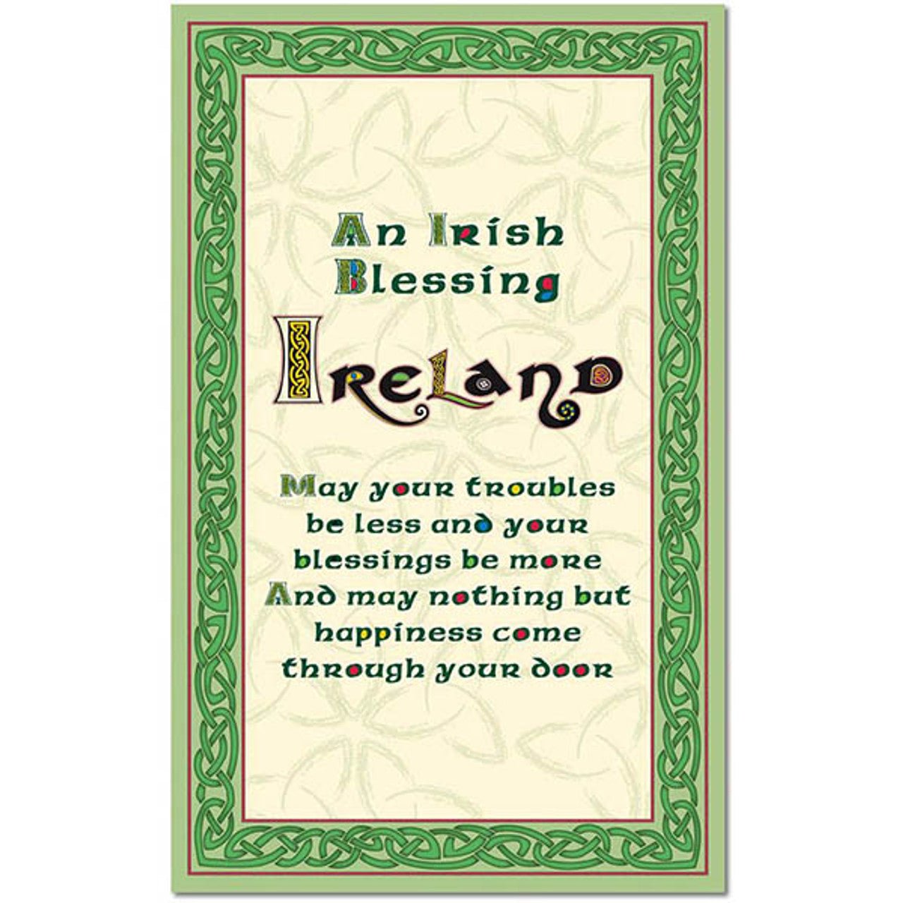 Irish Blessing Towel - The Celtic Gift Store - 