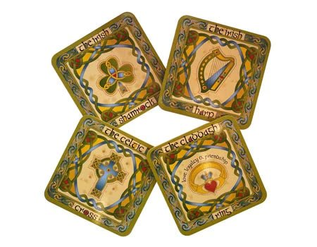 Irish Coaster Set - Irish Weave - The Celtic Gift Store - Tableware