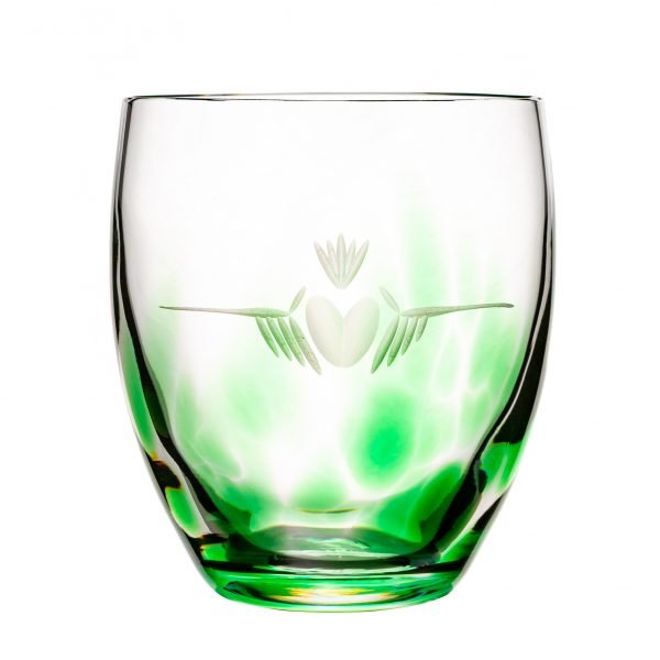 Irish Handmade Glass Company Claddagh Glass Tumbler Pair - The Celtic Gift Store - Drinkware