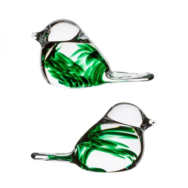 Irish Handmade Glass Company Claddagh Love Birds - The Celtic Gift Store - Decor