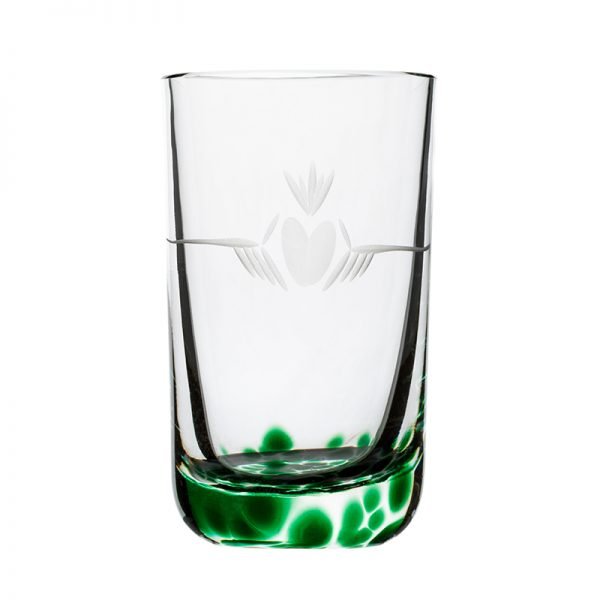Irish Handmade Glass Company Claddagh Shot Glass - The Celtic Gift Store - Drinkware