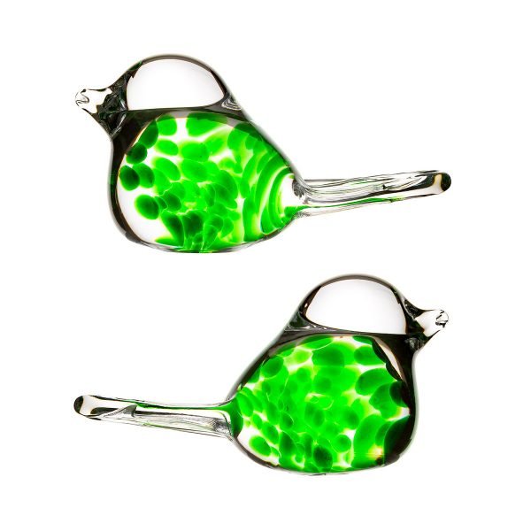 Irish Handmade Glass Company Irish Shamrock Love Birds - The Celtic Gift Store - Decor