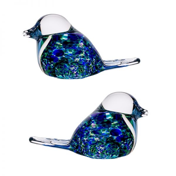 Irish Handmade Glass Company Wild Atlantic Way Glass Love Birds - The Celtic Gift Store - Decor