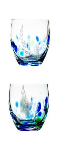 Irish Handmade Glass Company Wild Atlantic Way Glass Tumbler Pair - The Celtic Gift Store - Drinkware