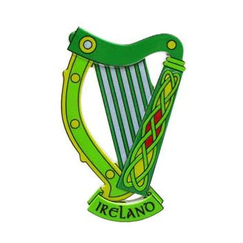 Irish Harp Magnet - The Celtic Gift Store - Decor