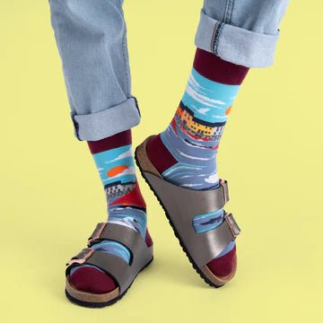 Irish Landmark Socks - Galway Hooker - The Celtic Gift Store - Socks