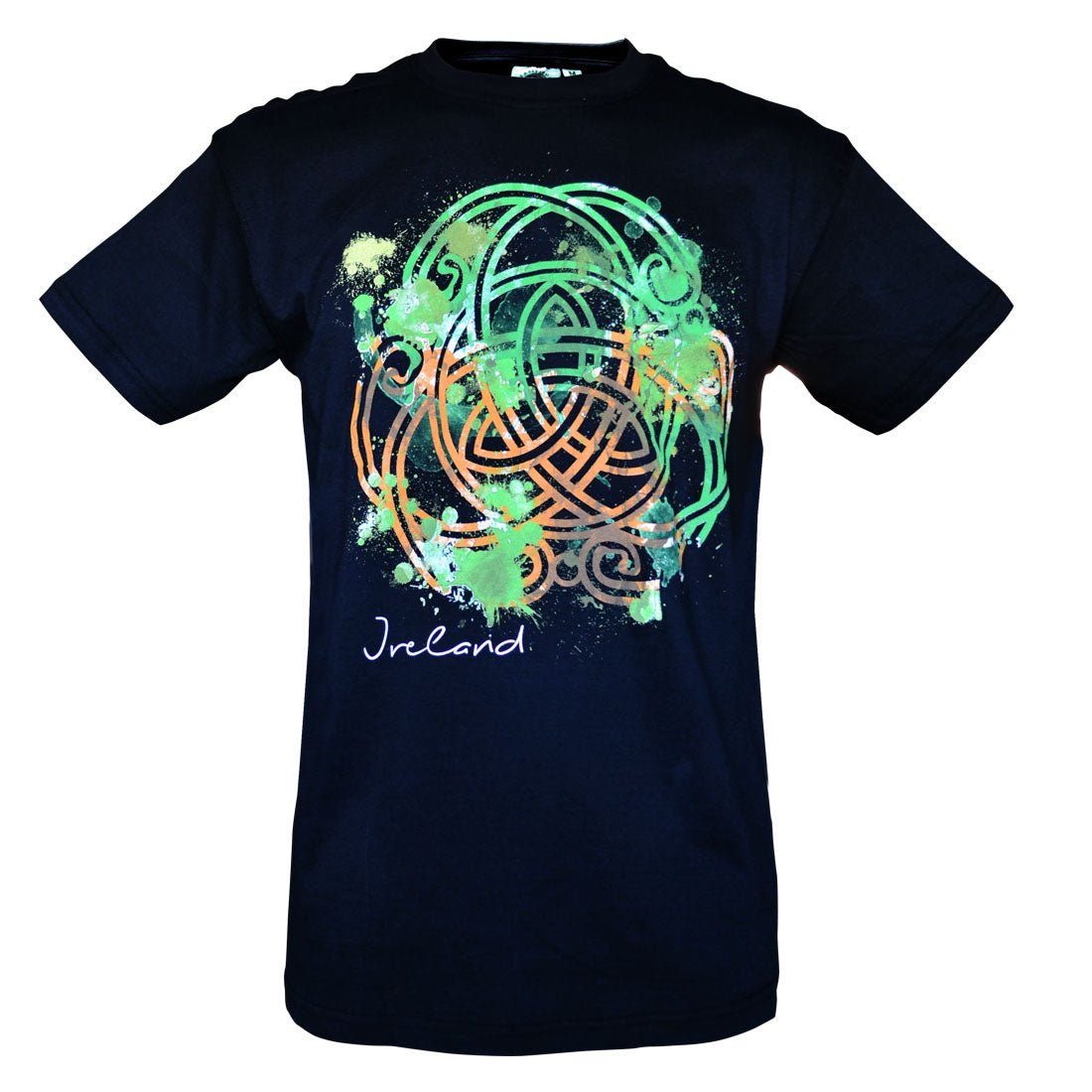 Irish Tricolour Celtic Knot T-Shirt - The Celtic Gift Store - 