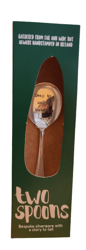 'Keep the bubbly bubbly' Champagne Spoon - The Celtic Gift Store - 