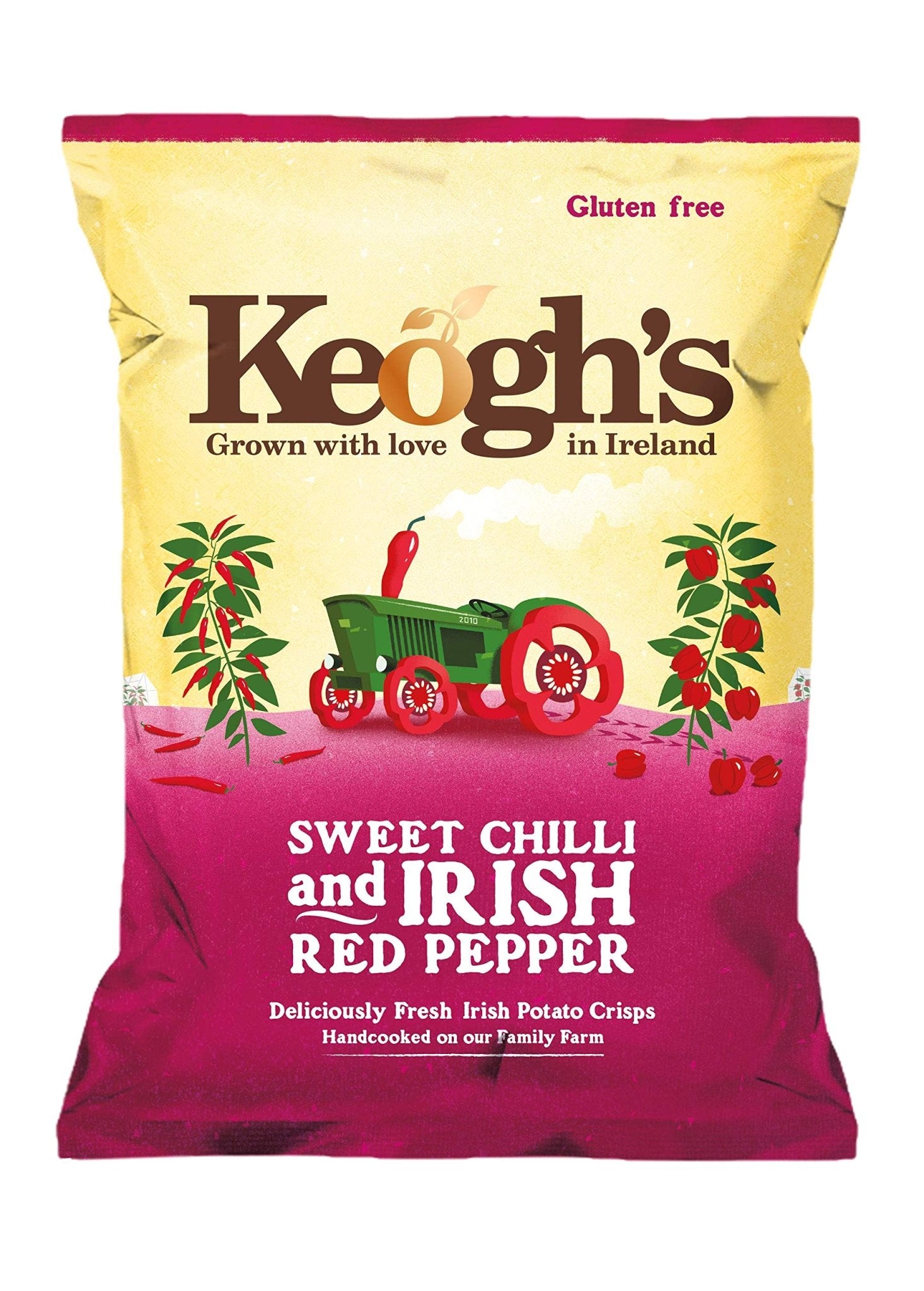 Keogh's Sweet Chilli and Irish Red Pepper Crisps - The Celtic Gift Store - Food