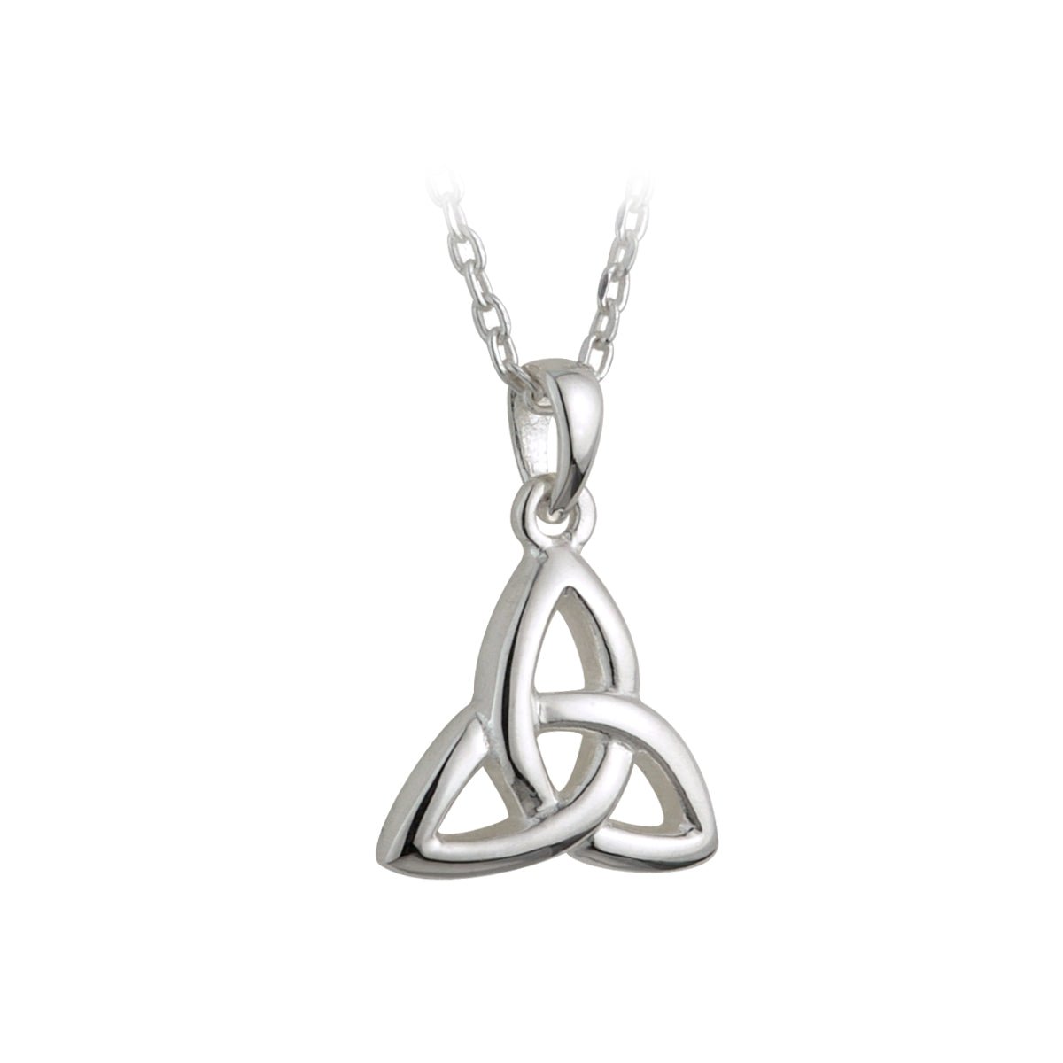 Kid's Sterling Silver Trinity Knot Necklace - The Celtic Gift Store - Necklaces