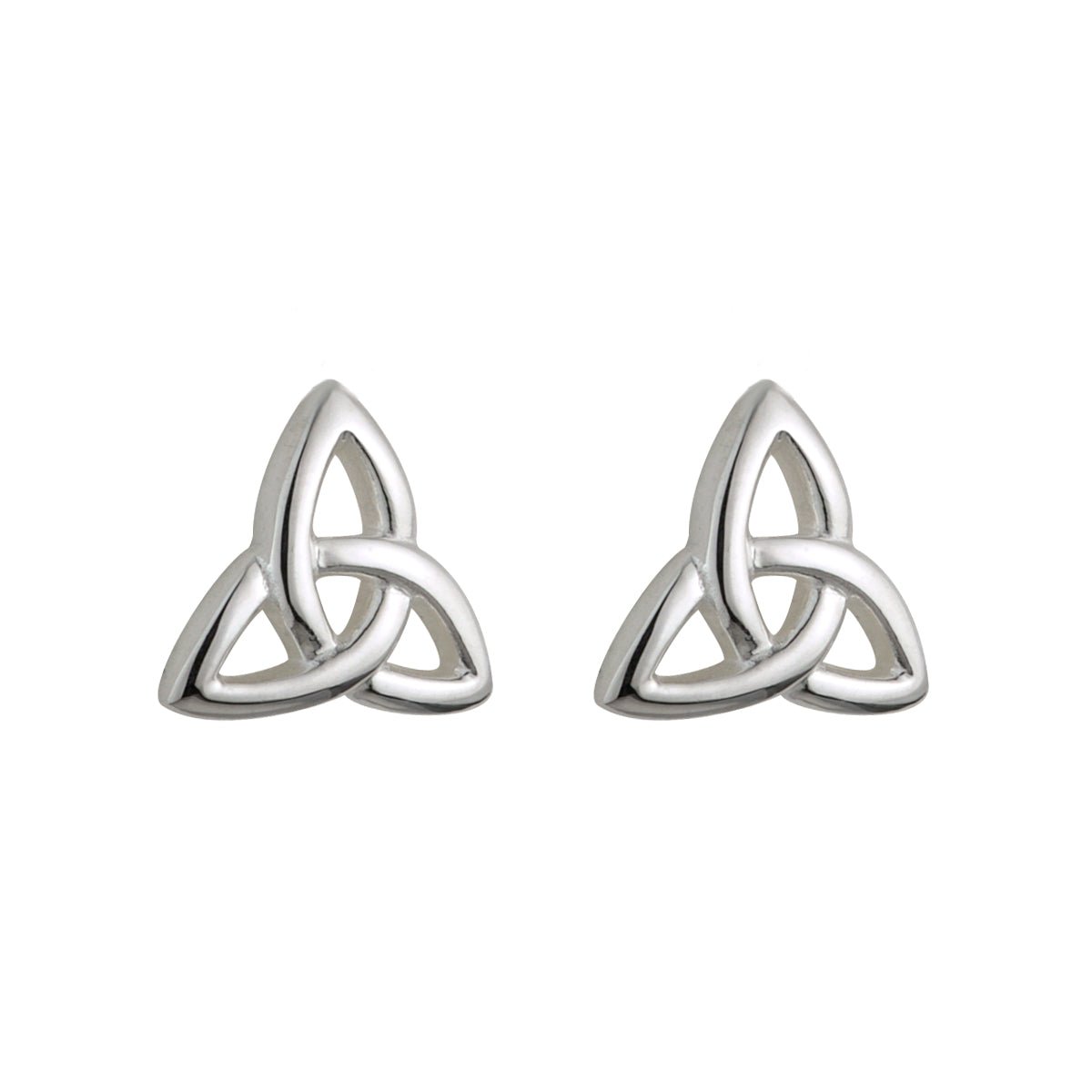 Kid's Sterling Silver Trinity Knot Stud Earrings - The Celtic Gift Store - Earrings