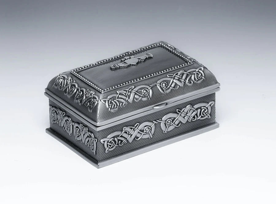 Ladies Jewellery Box Small - Claddagh - The Celtic Gift Store - Decor