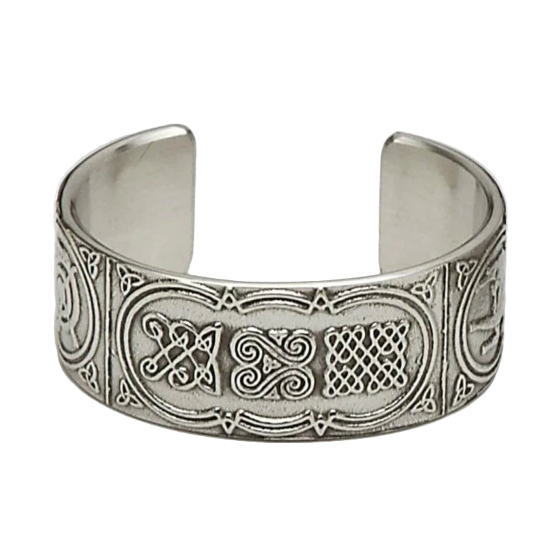 Ladies Pewter Celtic Bangle - The Celtic Gift Store - bracelets