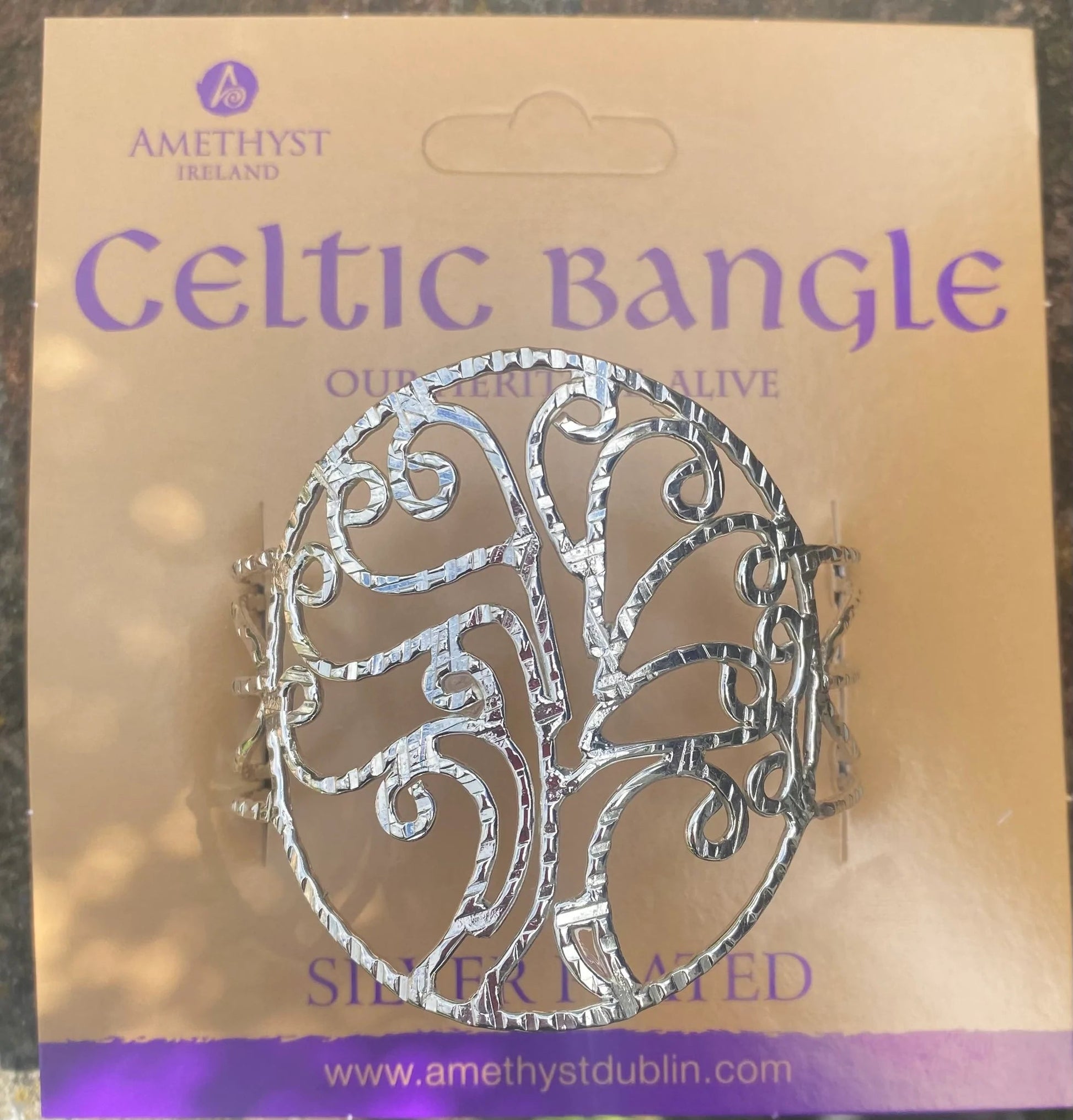 Large Tree of Life Bangle - The Celtic Gift Store - 