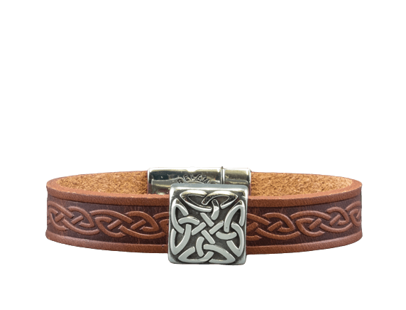 Lee River Braden Leather Cuff Bracelet - The Celtic Gift Store - bracelets