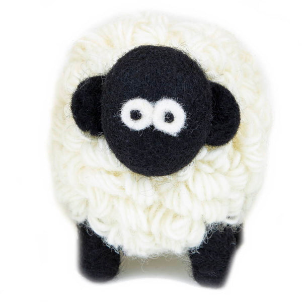 White Knit Sheep - Medium