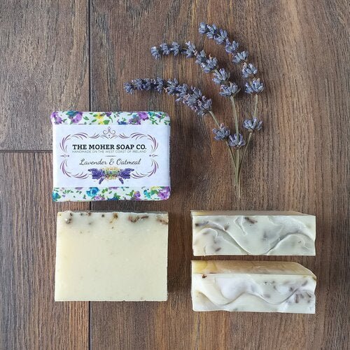 Moher Soap Co Lavender and Oatmeal Soap - The Celtic Gift Store - Soap
