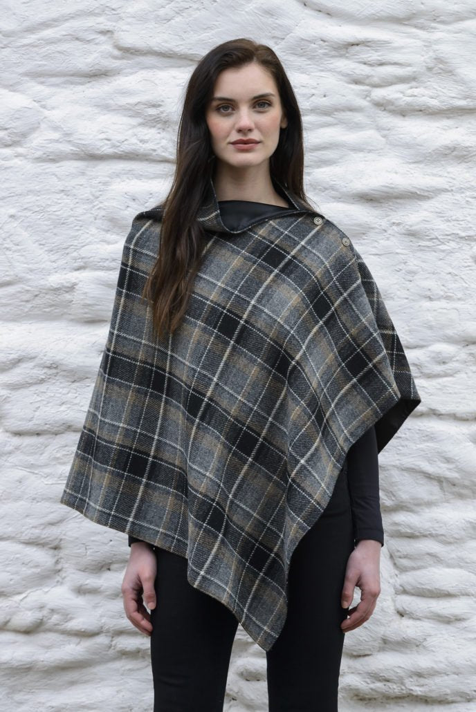 Mucros Weavers Wrap - Multi Brown - The Celtic Gift Store - 