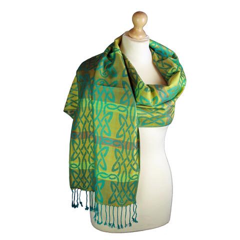 Mulligans Celtic Pashmina Scarf - Achill - The Celtic Gift Store - 