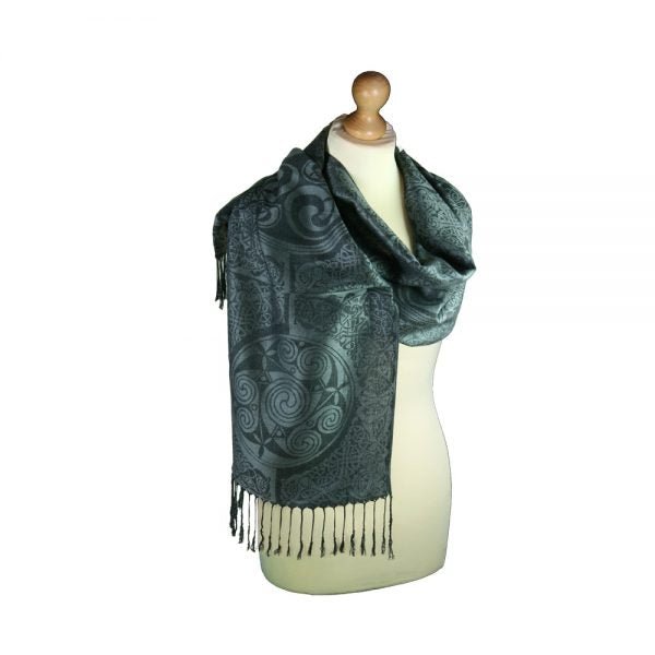 Mulligans Celtic Pashmina Scarf - Inishmore - The Celtic Gift Store - 