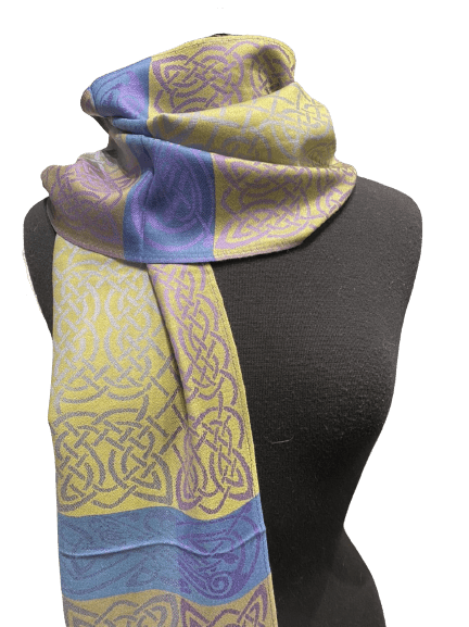 Mulligans Celtic Pashmina Scarf - Rathlin - The Celtic Gift Store - 
