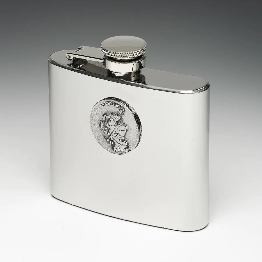 Mullingar Pewter Scotland Hip Flask - The Celtic Gift Store - Drinkware