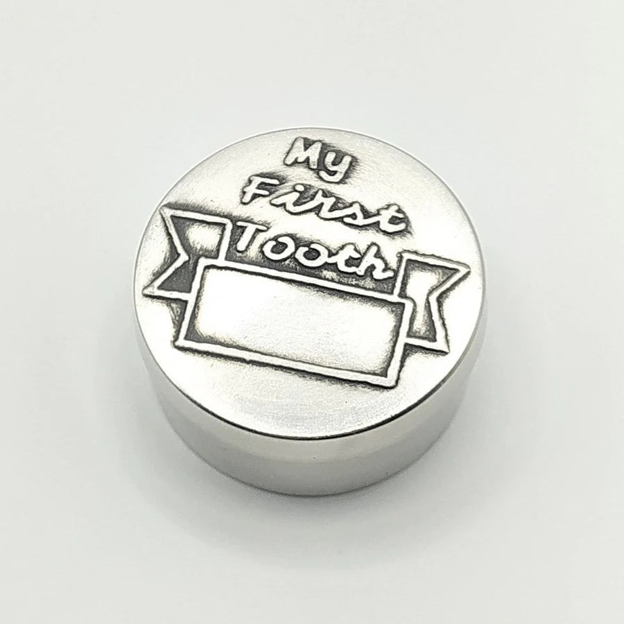 My First Tooth Box in Pewter - The Celtic Gift Store - 