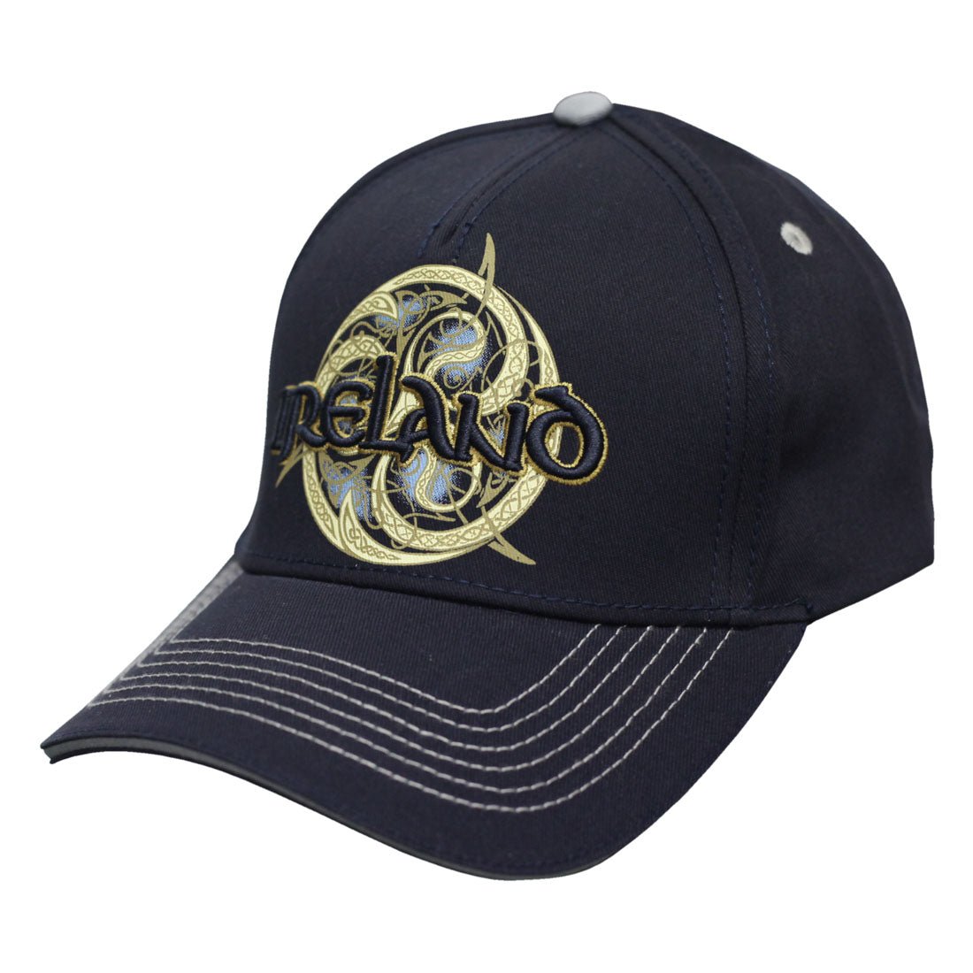 Navy Ireland Celtic Swirl Baseball Cap - The Celtic Gift Store - Hats
