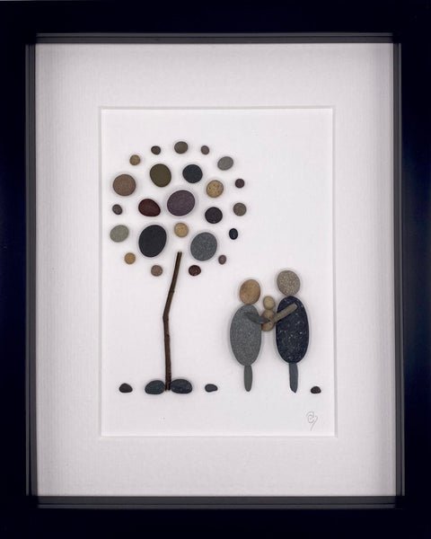 New Arrival Irish Pebble Art - 8"x10" Frame - The Celtic Gift Store - Decor