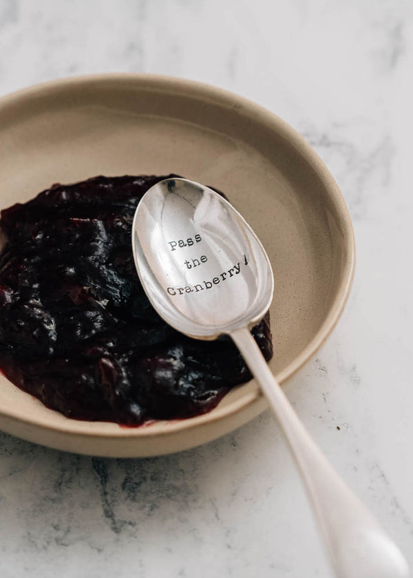 'Pass the Cranberry' Dessert Spoon