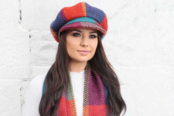 Peaky Blinder Cap - Donegal Red - The Celtic Gift Store - Hats