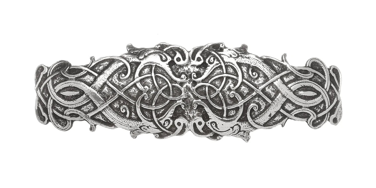 Pewter Barrette Hair Clip Celtic - The Celtic Gift Store - 