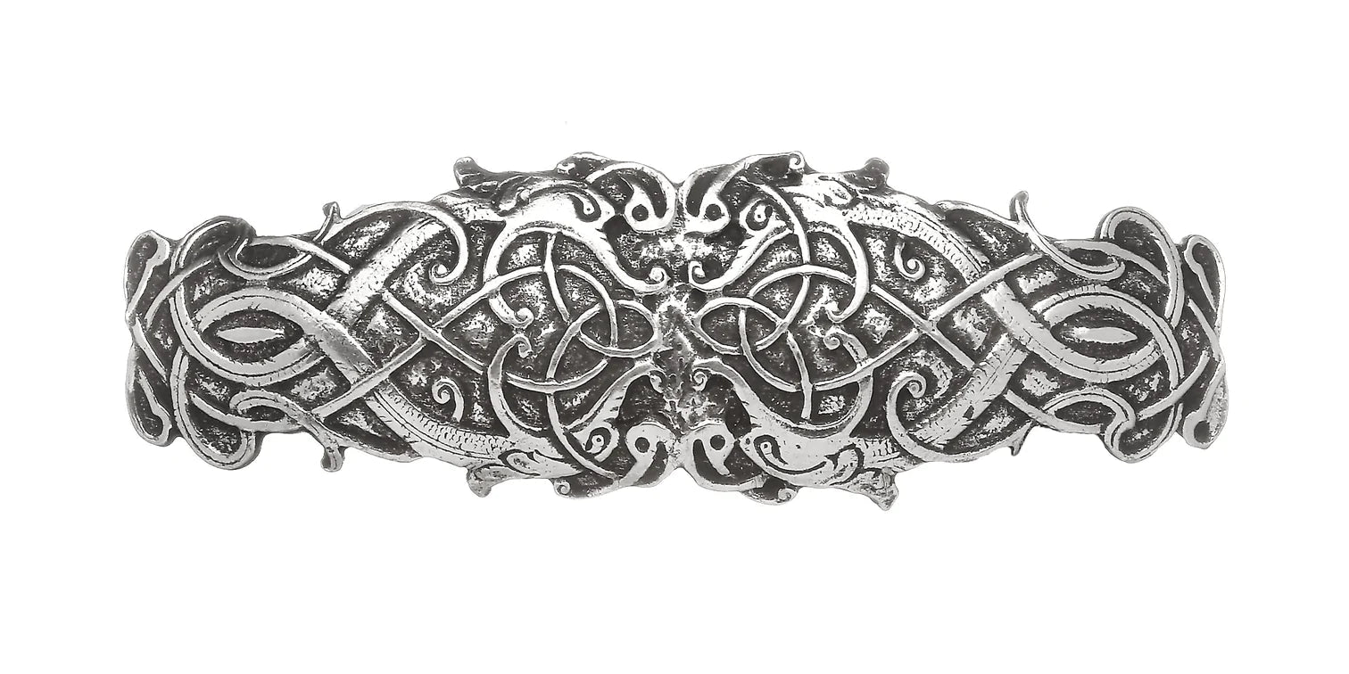 Pewter Barrette Hair Clip Celtic - The Celtic Gift Store - 