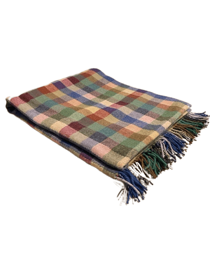 Plaid McNutt Wool Throw - The Celtic Gift Store - Blankets and Bedding