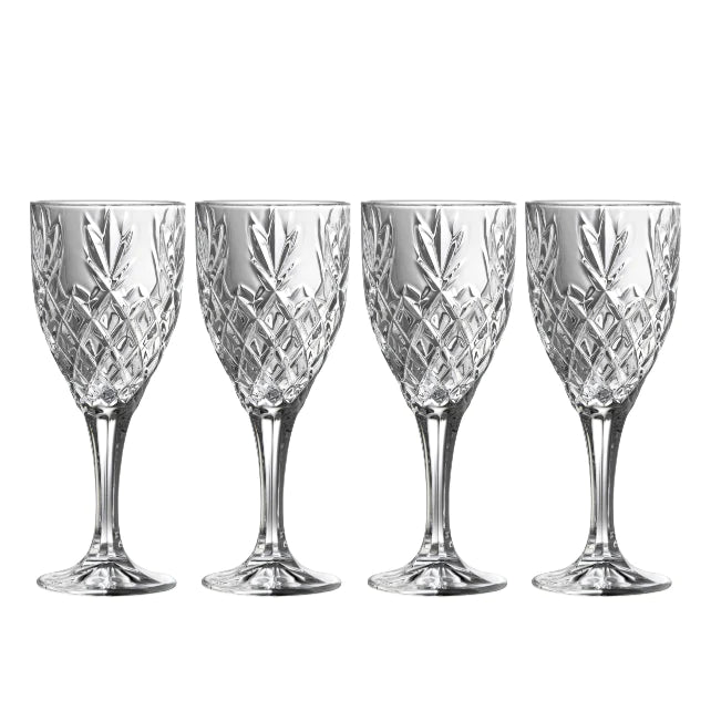 Renmore Goblet Glass Set of 4 - The Celtic Gift Store - Drinkware Sets