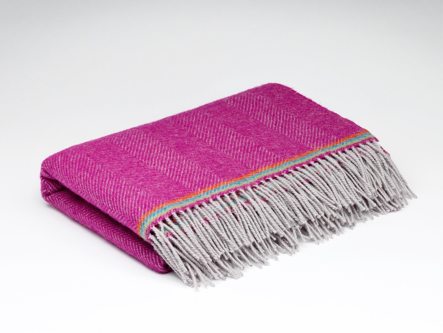 Rose Pink Mini McNutt Wool Throw - The Celtic Gift Store - Blankets and Bedding