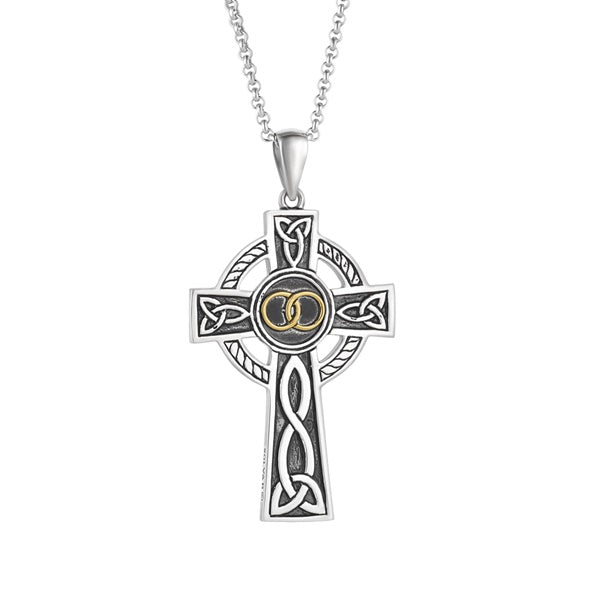 Mens Small Celtic Cross Pendant