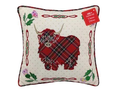 Scottish Highland Cow Pillow - The Celtic Gift Store - Decor